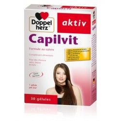 Doppel Herz AKTIV Capilvit Boite de 30 Comprimés