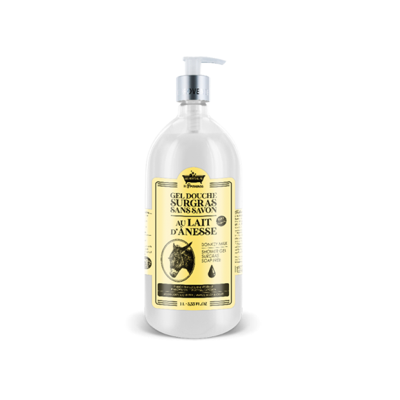 Les Petits Bains de Provence Gel Douche Lait d'ânesse 1 Litre