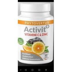 Phytovertus Vitamine C + Zinc 60 Gélules