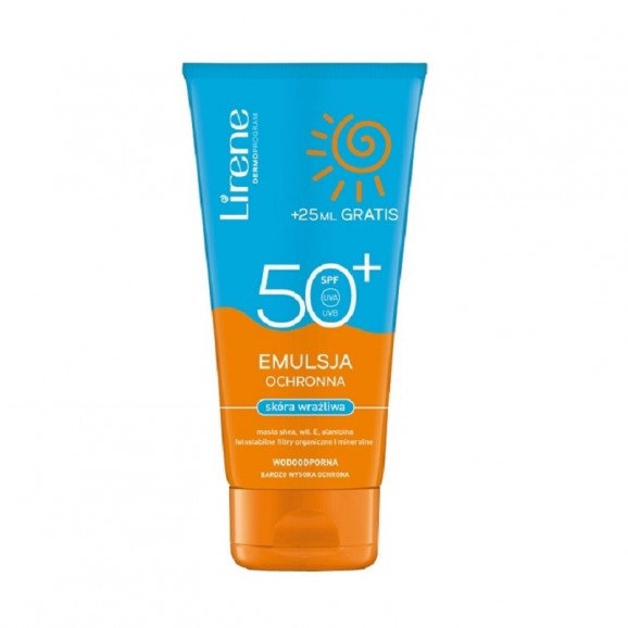 Lirene Ecran Emulsion Peau Sensible Spf50+ 175ml