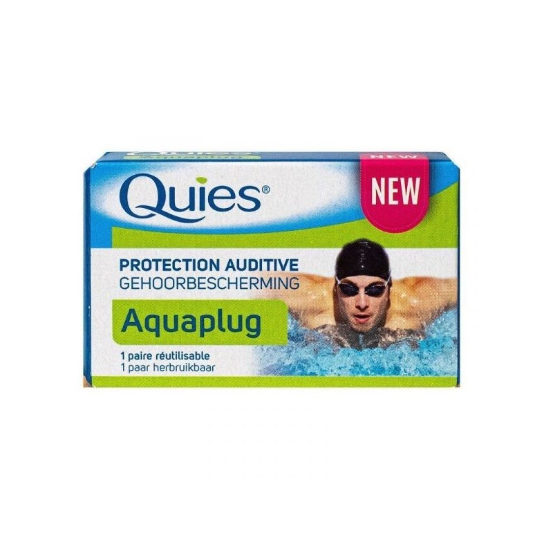 QUIES Protection Auditive Filtre Natation Aquaplug 1 PAIR