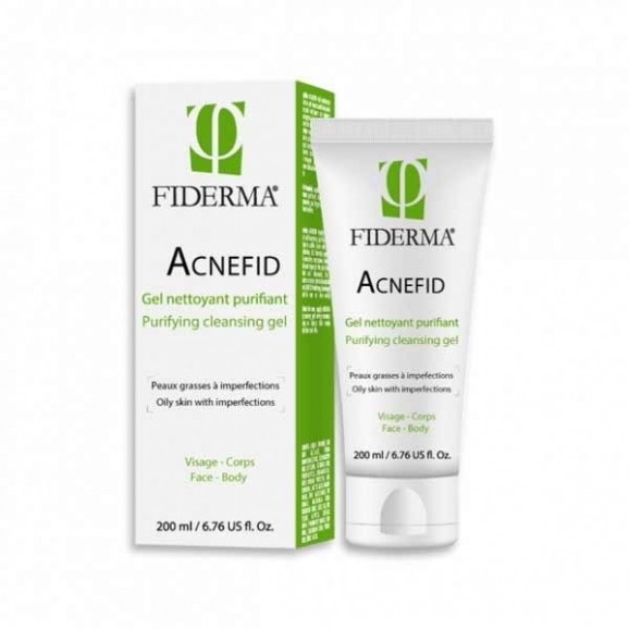 Fiderma Acnefid Gel Nettoyant Purifiant 200ml