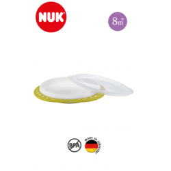 Nuk Assiette Bébé Jaune 6M+