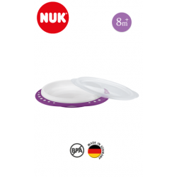Nuk Assiette Bébé Violet 8M+