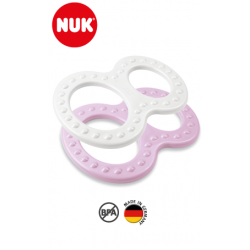 Nuk Sucettes Mommy Feel Silicone 0-9M Rose 2uts