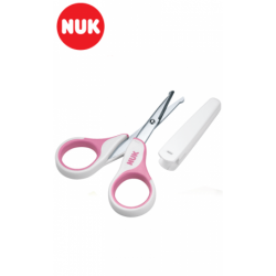 Nuk Ciseaux Bébé Bouts Ronds Rose