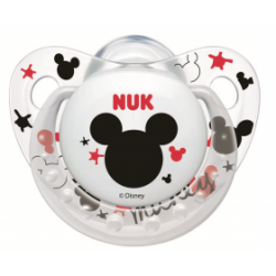 Nuk Sucette Mickey 6-18M Blanc
