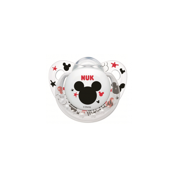 Nuk Sucette Mickey 6-18M Blanc