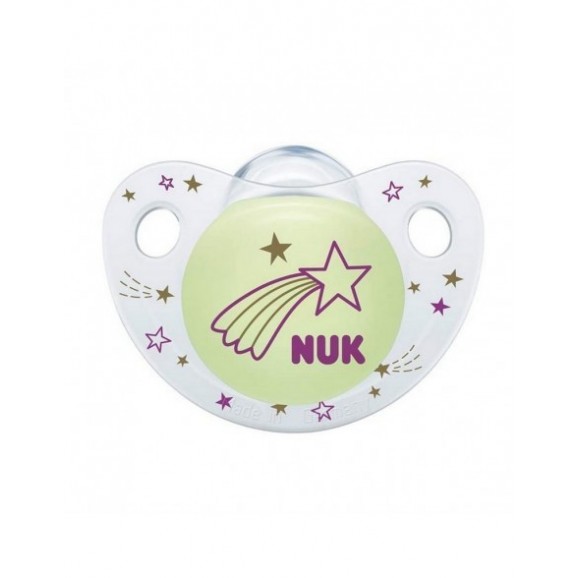 Nuk Sucette Night Avec Boite Fille 6-18M
