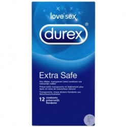 Durex Préservatif Extra Safe boite de 12