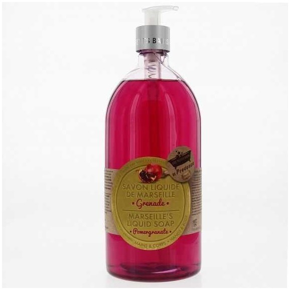 Les Petits Bains de Provence Savon Liquide Grenade 1 Litre