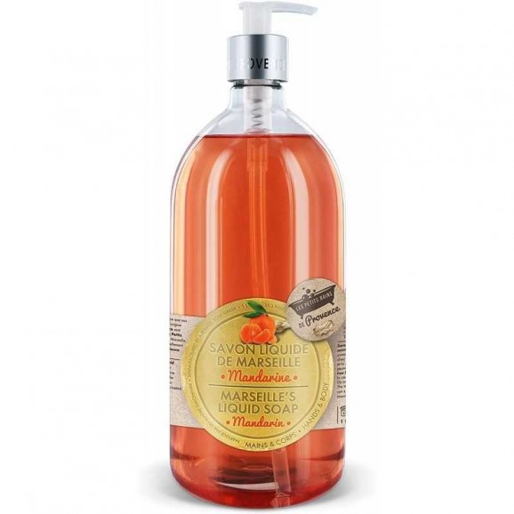 Les Petits Bains de Provence Savon Liquide Mandarine 1 Litre