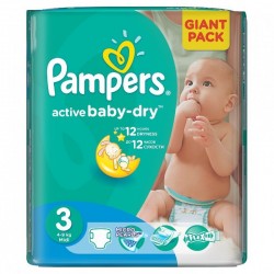 Pampers Taille 3 (6-10KG) 36 Pcs