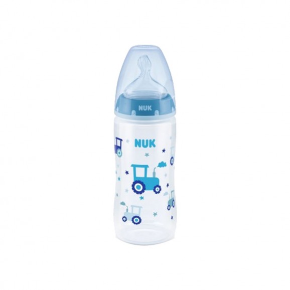 Nuk Biberon Plastique 240ML Blue 0-6M