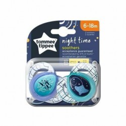 Tommee Tippee 2 Sucettes Nuit 6-18m