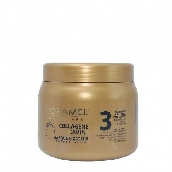 L'Oramel Masque Fixateur Collagène Caviar 500ml