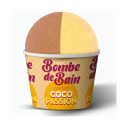 Les Petits Bains de Provence Bombe de Bain coco passion