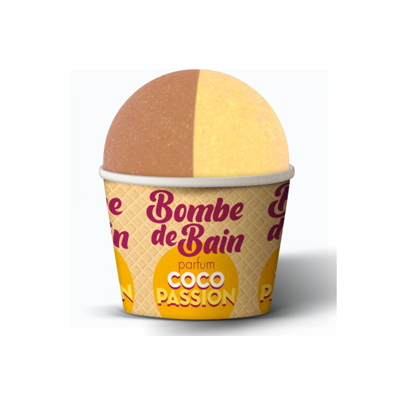 Les Petits Bains de Provence Bombe de Bain coco passion