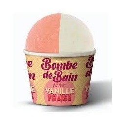 Les Petits Bains de Provence Bombe de Bain vanille fraise
