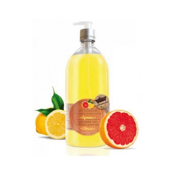 Les Petits Bains de Provence Gel Douche agrumes 1 litre