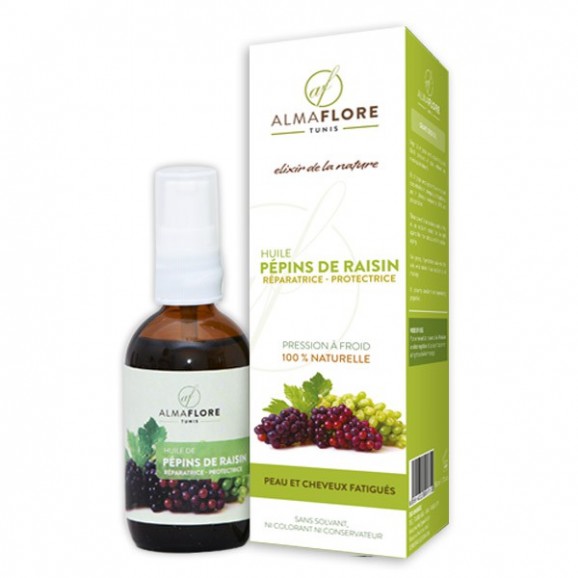 Almaflore Huile de Pépins de Raisin 50ML