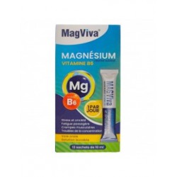 MagViva Magnésium + Vitamines B6 12 Sachets
