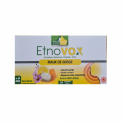 Etnovox Maux De Gorge Miel Et citron 16 CP à Sucer