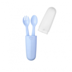 Wee Baby Fourchette Et Cuillère avec cache garçon