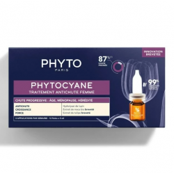 Phyto Phytocyane Ampoules Anti Chute progressive 12 Ampoules