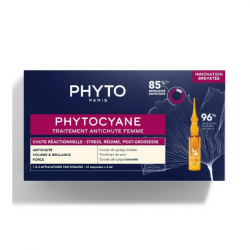 Phyto Phytocyane Ampoules Anti Chute réactionnel 12 Ampoules