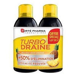 Forté Pharma Pack TurboDraine Ananas 500ml 1 acheté le 2ème à -50%