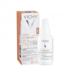 Vichy Capital Soleil UV Age daily Fluide Solaire Anti âge Teinté SFP 50+ 40ml
