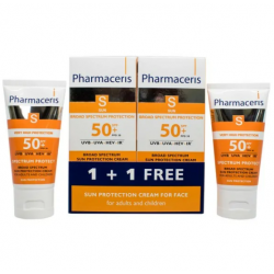 Pharmaceris S sun broad spectrum spf50+ 50ml + 1 gratuit