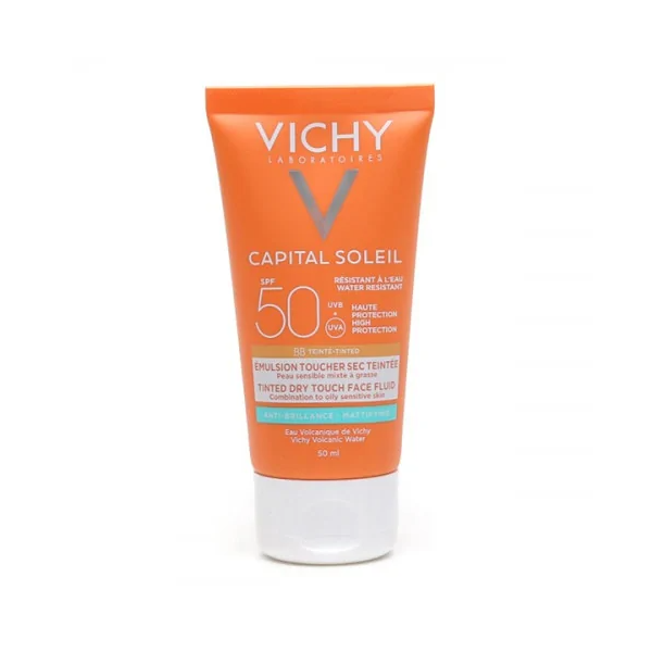 Vichy Capital Soleil BB Emulsion Toucher Sec Teintée SPF 50 50ML