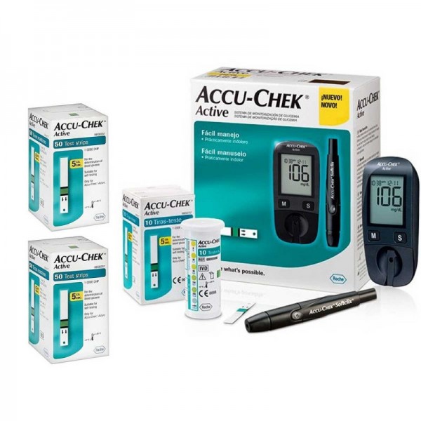 Accuchek Active Appareil + 110 Bandelettes