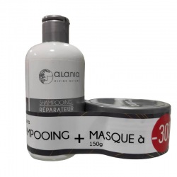 Alania Shampoing Réparateur 400mL + Masque Capillaire 150GR (-30%)
