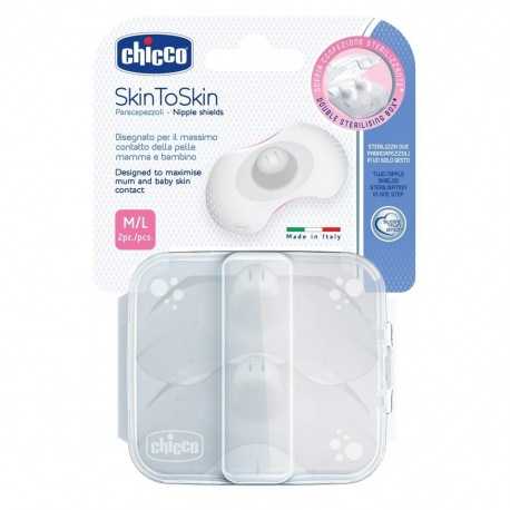 Chicco Protège Mamelons en Silicone Large 2pcs