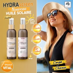 Vital Hydrascreen huile de protection solaire cheveux et corps 120ml