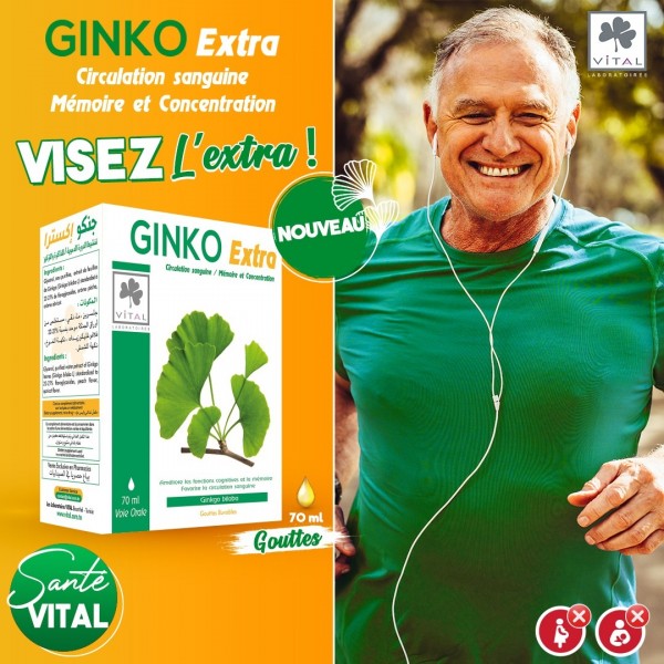 Vital Ginko Extra 60 gélules