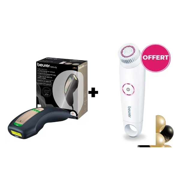 Beurer Epilateur à lumière pulsée PureSkin Pro black IPL 5800 + IFC 50 (Offerte)