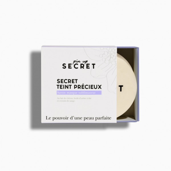 Pin Up Secret Secret Teint Précieux Savon Au Lait De Chèvre Visage & Corps 120gr