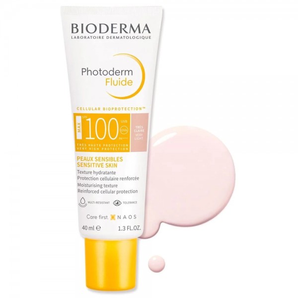 Bioderma Photoderm MAX Fluide Teinte Trés Claire Spf100 40ML