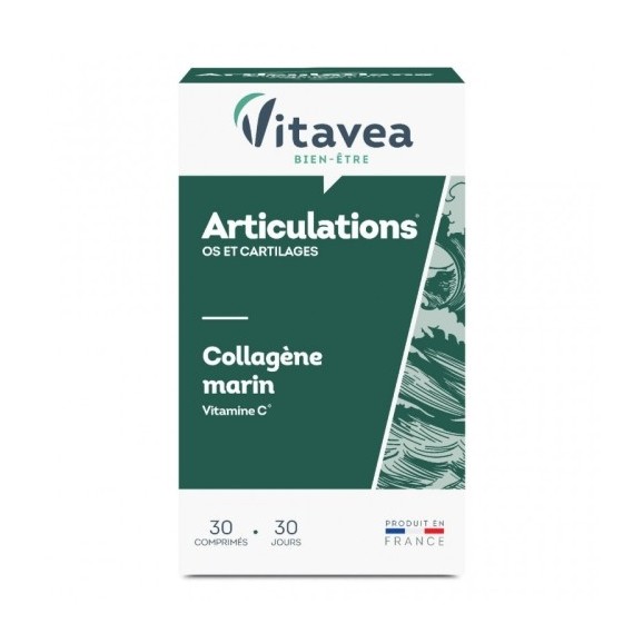 Vitavea Articulations Collagène Marin Boite de 30 Comprimes