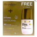 Beesline Déodorant Roll on Eclaircissant anti repouse 50ml + 1(OFFERT)