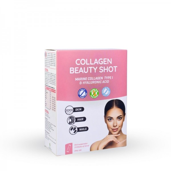 Collagen Beauty Shots & acide hyaluronique 14 sticks