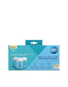 Canpol Biberons pour conservation du lait maternel 3x120ml