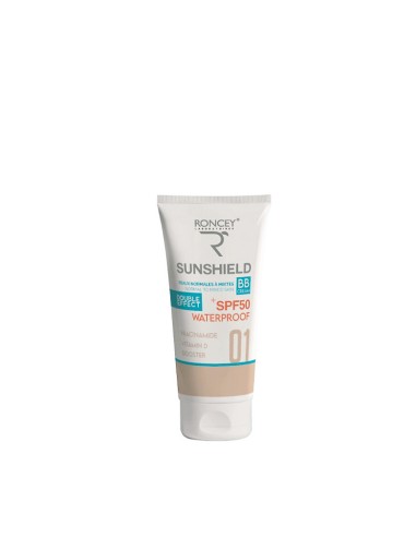 RONCEY Ecran SunShield Waterproof SPF50+ teinté peaux normales à mixtes 01 50ml