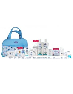 CHICCO Sac De Maternité 12 Articles + Sac Offert (bleu)