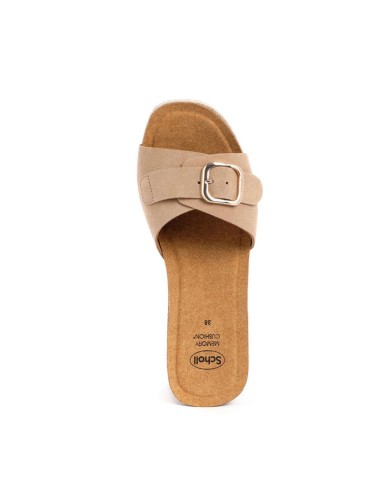 Scholl Rapallo Cross Buckle Beige