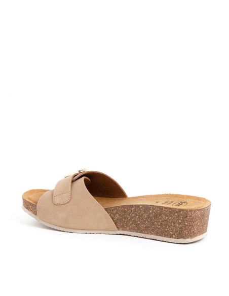 Scholl Rapallo Cross Buckle Beige